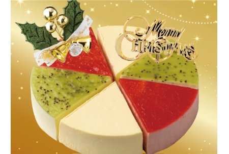 カラベル人気の3種がクリスマスケーキとして登場。